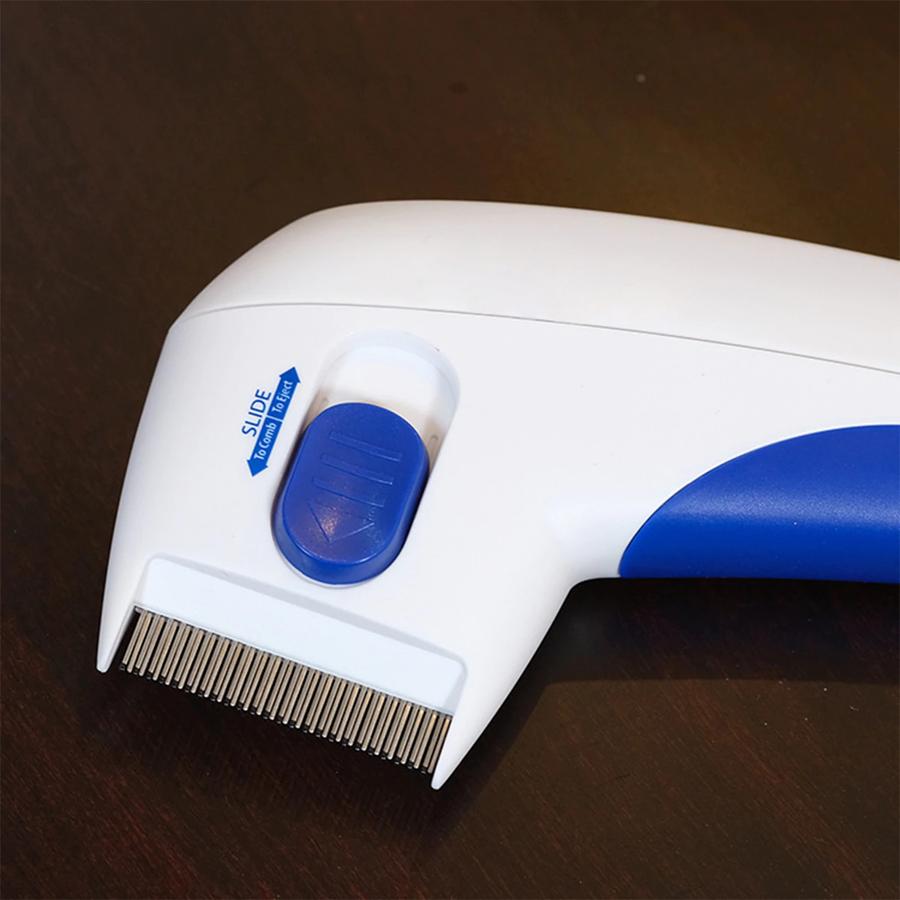 FLEA KILLER ELECTRIC COMB - GREAT DOCTOR FOR PETS + PET HAIR REMOVER