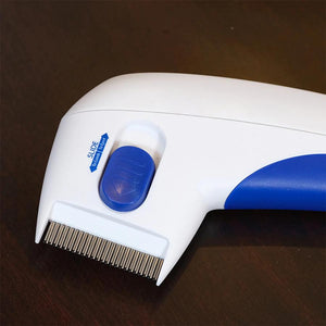 FLEA KILLER ELECTRIC COMB - GREAT DOCTOR FOR PETS + PET HAIR REMOVER